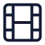 Film icon with stroke standard style