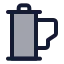 Filmroll icon with duotone standard style
