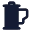 Filmroll icon with solid standard style