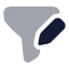 Filteredit icon with bulk rounded style