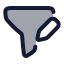 Filteredit icon with duotone rounded style