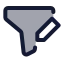 Filteredit icon with duotone standard style