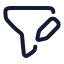 Filteredit icon with stroke rounded style