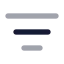 Filtermail icon with bulk rounded style