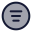 Filtermailcircle icon with duotone rounded style