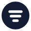 Filtermailcircle icon with solid standard style