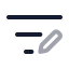 Filtermailedit icon with twotone rounded style
