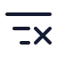 Filtermailremove icon with duotone rounded style