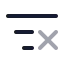Filtermailremove icon with twotone rounded style