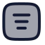 Filtermailsquare icon with duotone rounded style