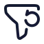 Filterreset icon with stroke rounded style