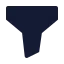 Filter icon with solid sharp style