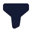 Filter icon with stroke standard style