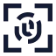 Fingerprintscan icon with solid sharp style