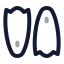 Fins icon with twotone rounded style