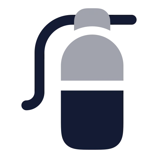 Fire Extinguisher Icon in Bulk Rounded style