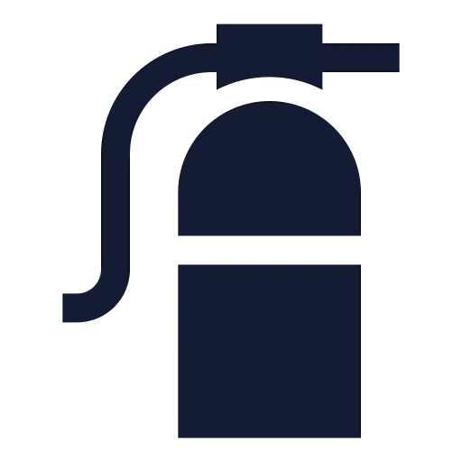 Fire Extinguisher Icon in Solid Sharp style