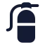 Fireextinguisher icon with solid standard style