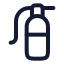 Fireextinguisher icon with stroke rounded style