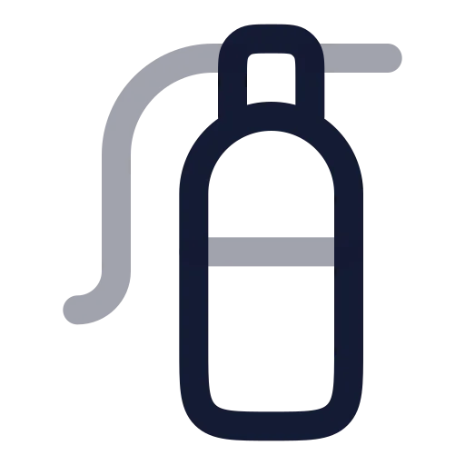 Fire Extinguisher Icon in Twotone Rounded style
