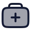 Firstaidkit icon with duotone rounded style