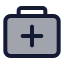 Firstaidkit icon with duotone standard style