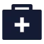 Firstaidkit icon with solid sharp style