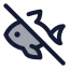 Fishoff icon with duotone standard style