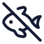 Fishoff icon with stroke rounded style