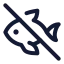 Fishoff icon with stroke standard style