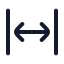 Fittoscreen icon with stroke rounded style