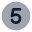 Fivecircle icon with bulk rounded style