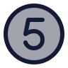 Five Circle icon preview