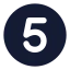Fivecircle icon with solid standard style