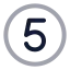 Fivecircle icon with twotone rounded style