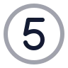 Five Circle icon preview