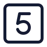 Five Square icon preview