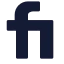 Fiverr icon with solid standard style