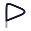 Flag icon with twotone rounded style