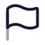 Flag icon with twotone rounded style