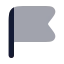 Flag icon with bulk rounded style
