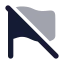 Flagoff icon with bulk rounded style