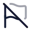 Flagoff icon with twotone rounded style