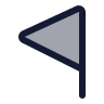 Flag Triangle Left icon preview