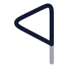 Flag Triangle Left icon preview