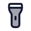 Flashlight icon with duotone rounded style