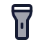 Flashlight icon with duotone standard style
