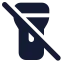 Flashlightoff icon with solid standard style