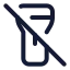 Flashlightoff icon with stroke standard style