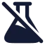 Flaskconicaloff icon with solid rounded style